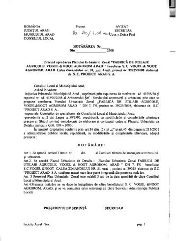 Vizualizare PDF - Primaria Municipiului Arad