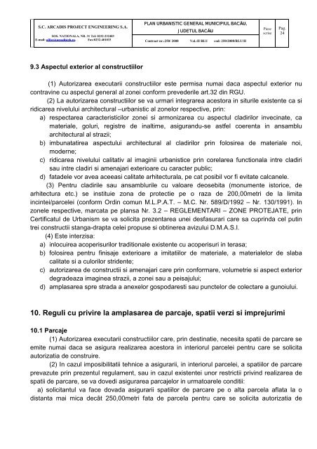 reactualizare plan urbanistic general al municipiului bacau