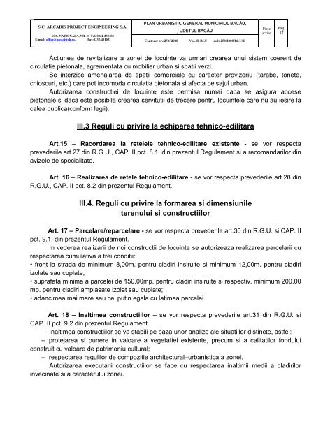 reactualizare plan urbanistic general al municipiului bacau