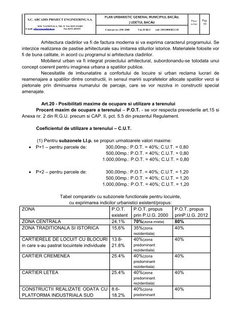 reactualizare plan urbanistic general al municipiului bacau