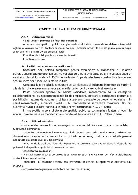 reactualizare plan urbanistic general al municipiului bacau