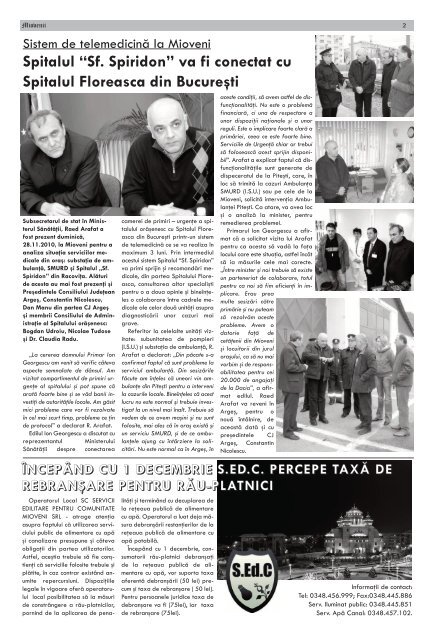 Ziarul "MIOVENII" - Primaria Mioveni