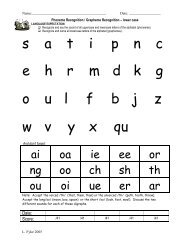 Phoneme Recognition / Grapheme Recognition - Primarily Learning