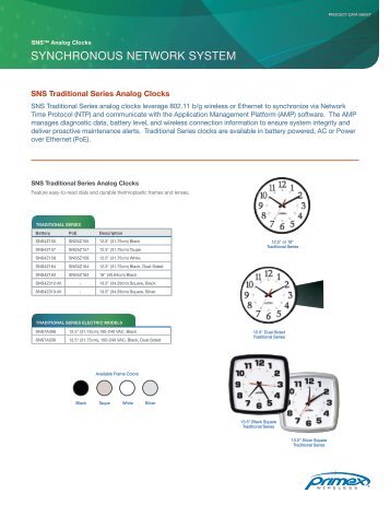 SynchronouS network SyStem - Primex Wireless