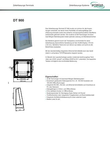 DT 900 - primion Technology AG