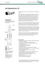 pkt Digitalzylinder G3 - primion Technology AG