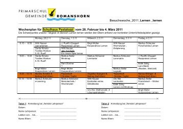 Wochenplan Pestalozzi.pdf - Primarschule Romanshorn