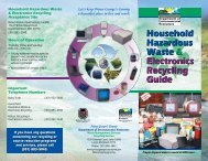 Household Hazardous Waste & Electronics Recycling Guide ...