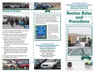AVU Auction Rules and Regulations - Prince George's County