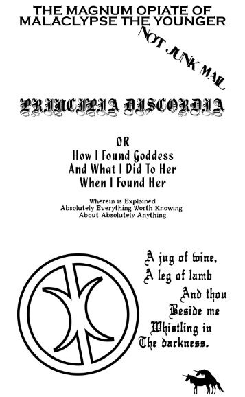 principia discordia evangelical edition