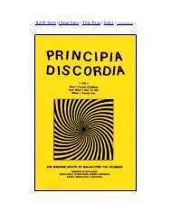 Apotheosis Psycherotica - Principia Discordia