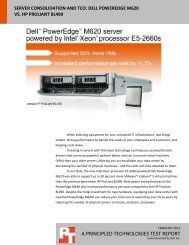 Server consolidation and TCO: Dell PowerEdge M620 vs. HP ...