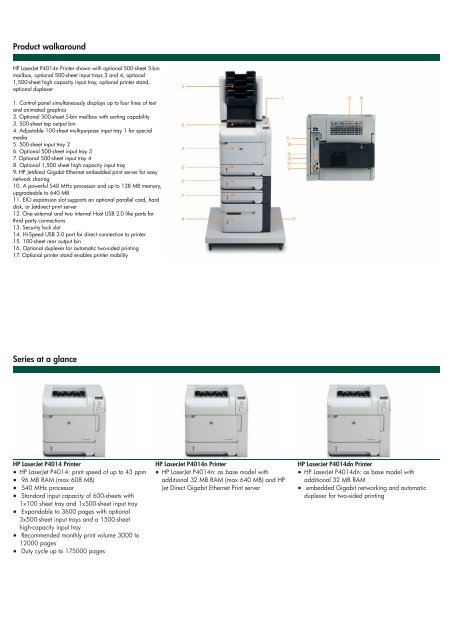 HP P4014 Laserjet Printer - Printware