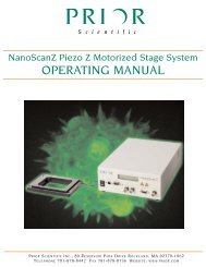 NanoScanZ - Prior Scientific, Inc.