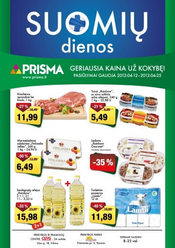 dienos - Prisma