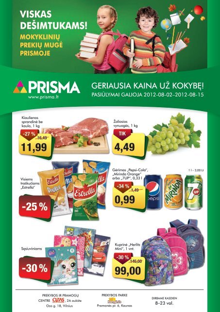 -25 % -30 % - Prisma