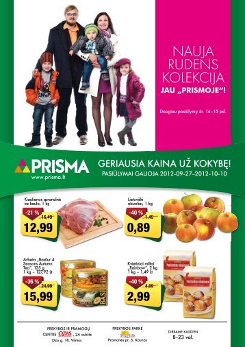 NAUJA RUDENS KOLEKCIJA - Prisma