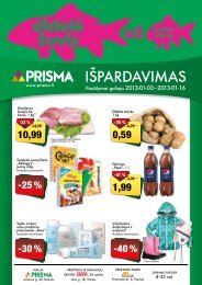 IÅ PARDAVIMAS - Prisma