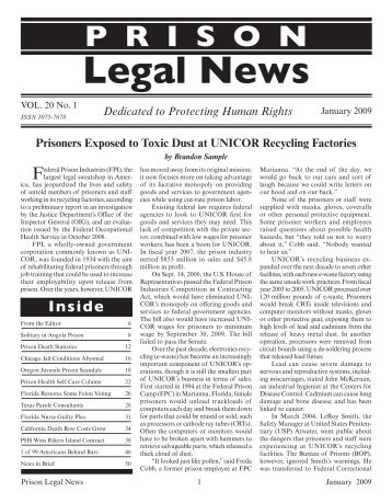 Prisoners - Prison Legal News