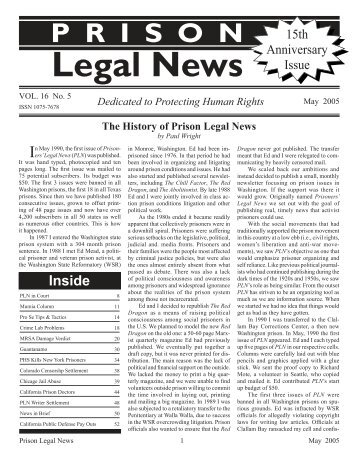 PLN - Prison Legal News