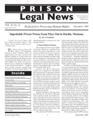 PLN - Prison Legal News