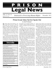 IS PASS? - Prison Legal News