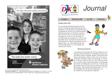 Journal - DJK Dom Minden e.v.
