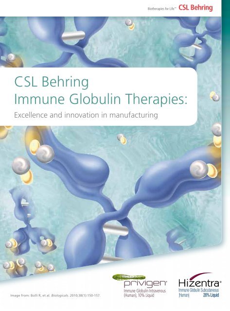 CSL Behring Immune Globulin Therapies: - Privigen