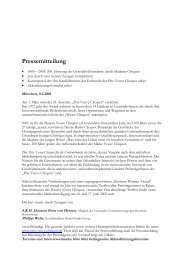 Pressemitteilung - Prix Veuve Clicquot