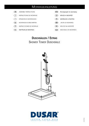 ds shower tower schieber - Dusar