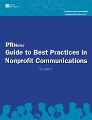 Guide to Best Practices in Nonprofit Communications - PR News