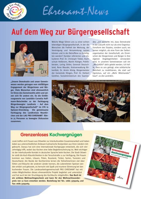 Ehrenamt-News 4-2012 - LAG Pro Ehrenamt