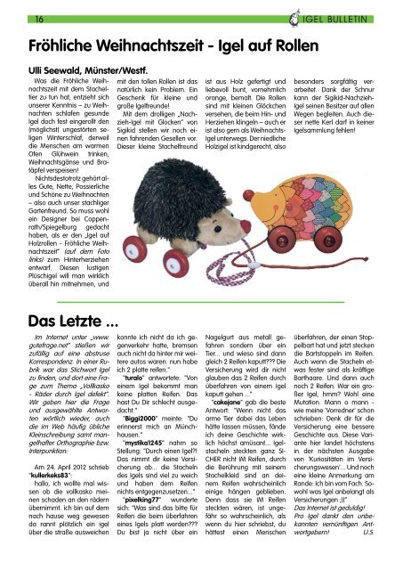 Igel-Bulletin 50 - Pro Igel