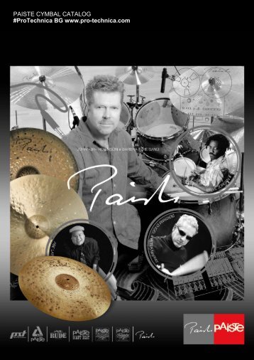 Paiste - Create your own Catalogue. - Pro-Technica