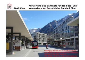 Bahnhof Chur - Pro Velo Schweiz