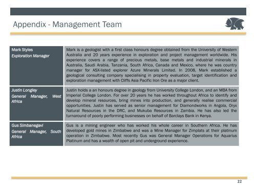 Investor Presentation - Proactive Investors