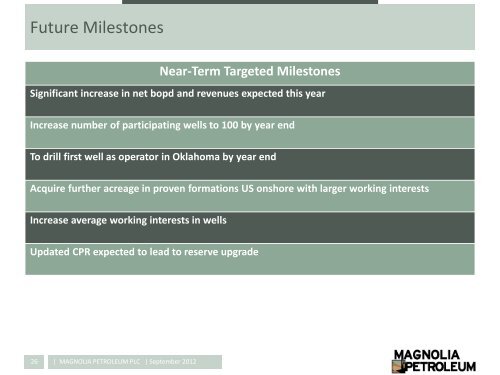 Magnolia Petroleum One2One Investor Presentation - Proactive ...