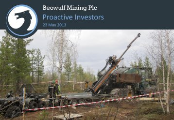 Beowulf Mining One2One Investor Presentation 23rd May 2013