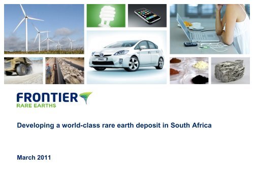 Developing a world-class rare earth deposit in South Africa