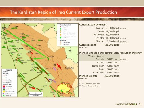 WesternZagros Resources One2One Presentation - September 2011