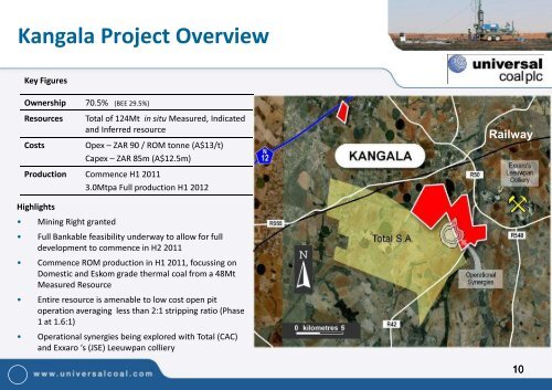 Universal Coal - One2One Presentation - 13th January 2011