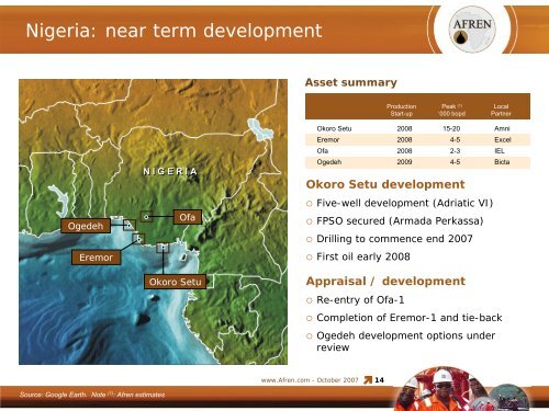 Afren (Presentation) - Proactive Investors