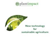 Plant Impact One2One Forum Presentation (PDF) - Proactive Investors