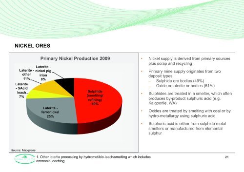 European Nickel One2One Investor Presentation 8 April 10