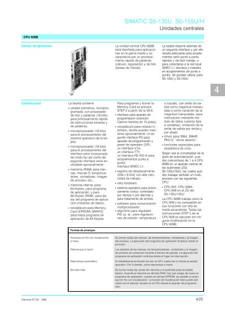 Catalogo Simatic S5