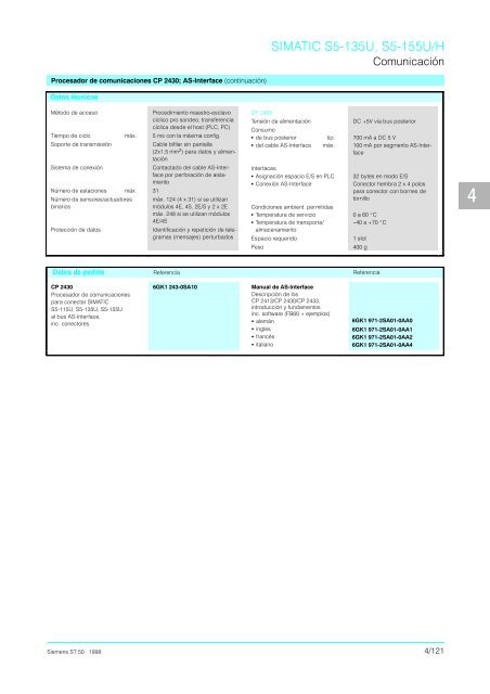 Catalogo Simatic S5