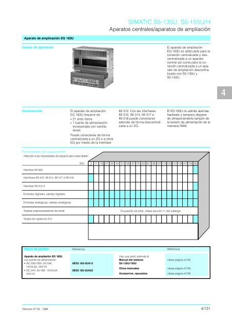 Catalogo Simatic S5