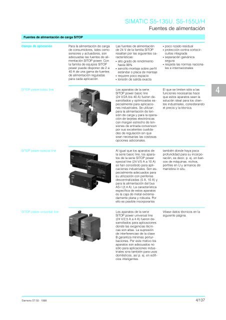 Catalogo Simatic S5