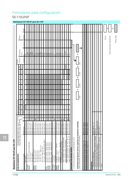 Catalogo Simatic S5