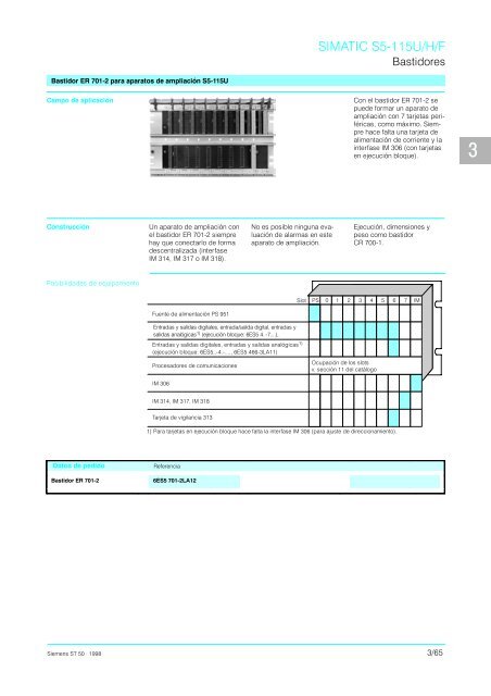 Catalogo Simatic S5